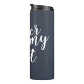 Theater ist mein Sport Simple Modern Graphic Thermosbecher (Nach rechts gedreht)