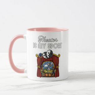 Theater ist meine Schauspielerin Bühne Play Drama Tasse