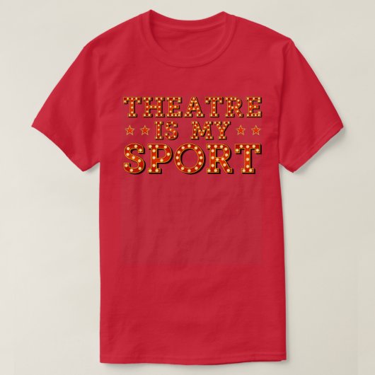 Theater ist meine Schauspielerin Sängerin Theater T-Shirt (Design vorne)