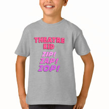 Theater-Jungen-Kind Zip-Zap-Zop T-Shirt