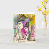 Theater Karte (Gelbe Blume)