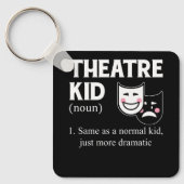 Theater Kid Definition Schauspieler Dramatischer A Schlüsselanhänger (Vorderseite)