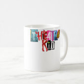 Theater-Kind-Collage Kaffeetasse (VorderseiteRechts)