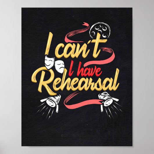 Theater Leben und Theater Poster (Vorne)