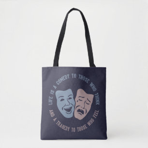 Theater-Leben-Zitattaschen Tasche