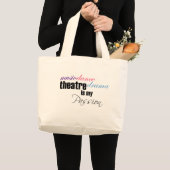 Theater-Leidenschaft Jumbo Stoffbeutel (Vorderseite (Produkt))