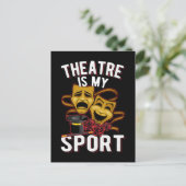 Theater Liebe Theater Theater Schauspieler Postkarte (Stehend Vorderseite)
