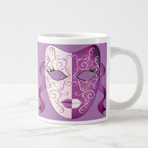 Theater Lila Mask Jumbo Tasse 20 oz