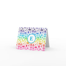 Theater Lover Icons Notecard