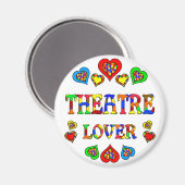 Theater Lover Magnet (Vorderseite/Rückseite)