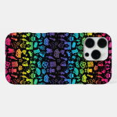 Theater Lover Rainbow Icons Phone Case iPhone Hülle (Rückseite (Horizontal))