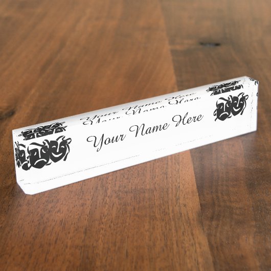 Theater Macrabe Namensplakette (Seite)