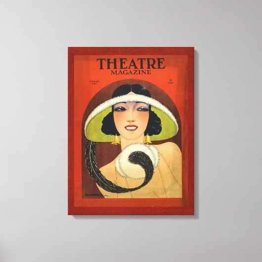 Theater Magazine Cover 1924 Vintager Deko (Vorderseite)
