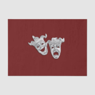 Theater maskiert Comedy und Tragedy Seidenpapier