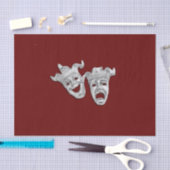 Theater maskiert Comedy und Tragedy Seidenpapier (Handwerk)