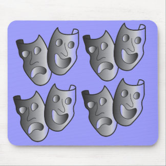 Theater maskiert Mausunterlage Mousepad