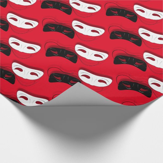 Theater maskiert Packpapier (Ecke)