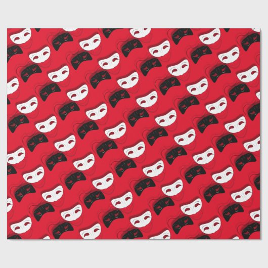 Theater maskiert Packpapier (Flach)