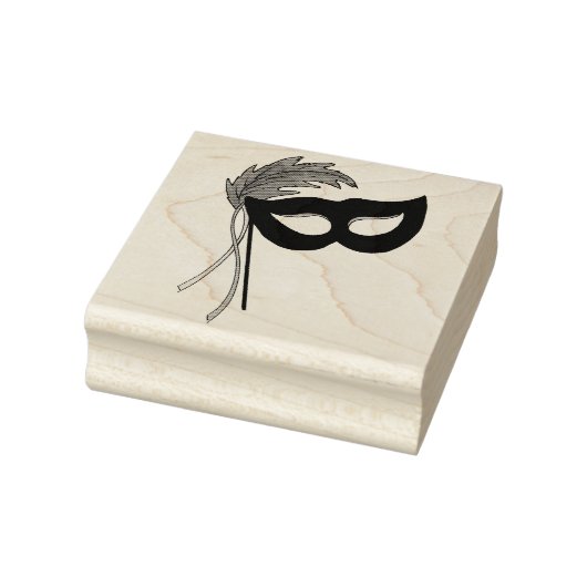 Theater Masquerade Mardi Gras Gummistempel (Stempel)