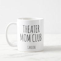 Theater-Mom personalisierter Name Drama Club Elter