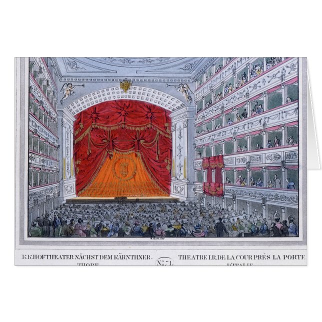 Theater morgens Karntnertor Wien (Vorderseite (Horizontal))