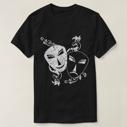 Theater Nerd für Drama Funny Schauspieler Geschenk T-Shirt (Design vorne)