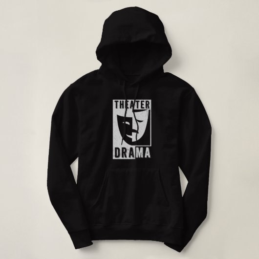 Theater-Nerd für Schauspielerin und Schauspielerme Hoodie (Design vorne)
