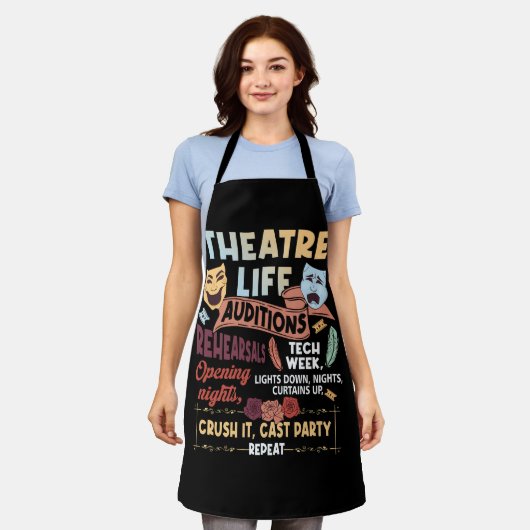 Theater Nerd Schauspieler Musikalisches Theater Le Schürze (Getragen)