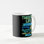 Theater Nerd Schauspieler Musikalisches Theater Th Kaffeetasse (VorderseiteRechts)