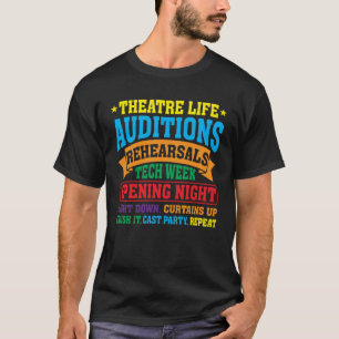 Theater Nerd Schauspieler Musikalisches Theater Th T-Shirt