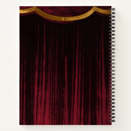 Theater-Notebook Notizblock (Rückseite)