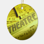 Theater-Noten u. Karten Keramik Ornament (Links)