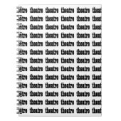 Theater-Notizbuch Notizblock (Vorderseite)