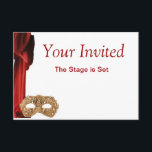 Theater, Oper, Spiel, Museum Einladung<br><div class="desc">Einzigartiges Design für jede Kunstveranstaltung Es ist in Ordnung,  eine Drama-Königin zu sein</div>