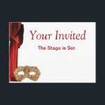 Theater, Oper, Spiel, Museum Einladung<br><div class="desc">Einzigartiges Design für jede Kunstveranstaltung Es ist in Ordnung,  eine Drama-Königin zu sein</div>