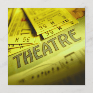 Theater-Partituren & Tickets Einladung