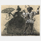 Theater Performers Fleece Blanket (Vorderseite (Horizontal))