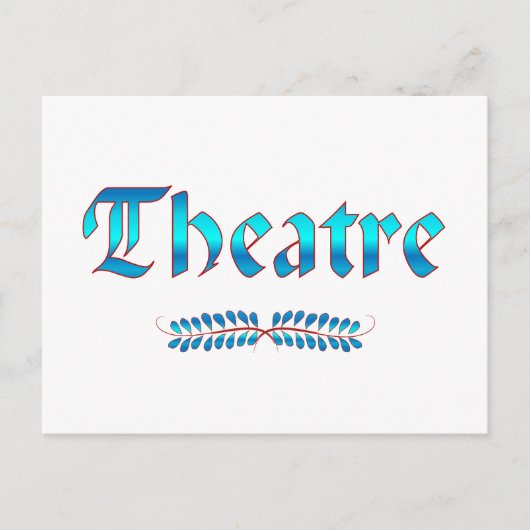 THEATER POSTKARTE (Vorderseite)