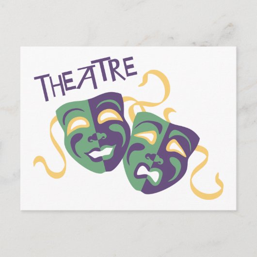 Theater Postkarte (Vorderseite)