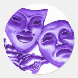 Theater Runder Aufkleber