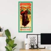 Theater Sarah Bernhardt ~ Hamlet ~ Alphonse Mucha Poster (Heimbüro)