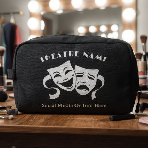 Theater Schauspiel Bühne Drama Klasse Logo oder Na Waschbeutel