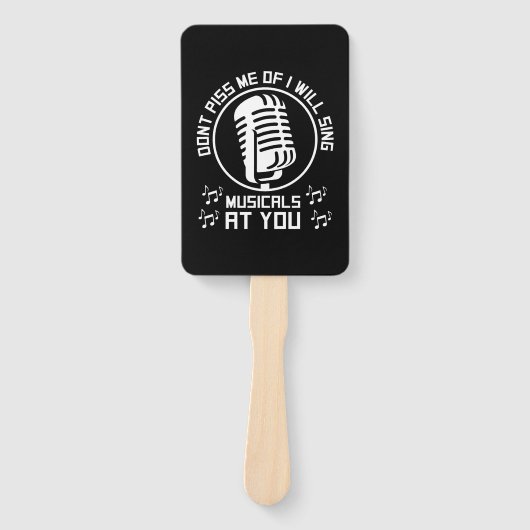 Theater Singer Broadway Fächer (Vorderseite)