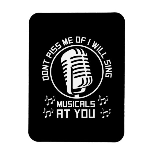 Theater Singer Broadway Magnet (Vertikal)