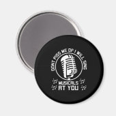 Theater Singer Broadway Magnet (Vorderseite/Rückseite)