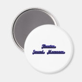 Theater Sound Manager Classic Job Design Magnet (Vorderseite/Rückseite)