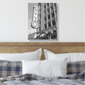 Theater Tampa Leinwand Schwarz-Weiß-Foto (Insitu (Schlafzimmer))