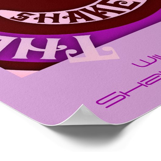 Theater The Tempest Play Promo William Shakespeare Poster (Ecke)