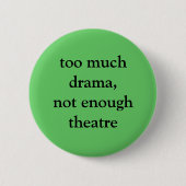 Theater- und Dramaknopf Button (Vorderseite)