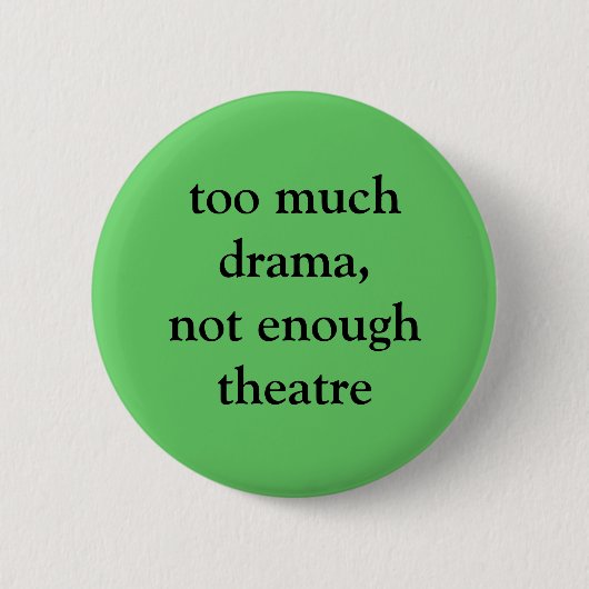 Theater- und Dramaknopf Button (Vorderseite)